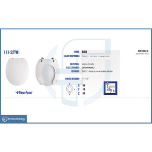 Siège de toilette Senesi Maia 0 S au design moderne pour la maison, pour personnes handicapées, bidets électroniques, télécommande, fabriqué en MDF, plastique, urée - Product Image 5