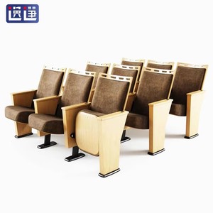 Fauteuils de cinéma modernes et minimalistes en bois de bouleau, design ergonomique pliable, accoudoirs en mousse à mémoire de forme, écologiques et durables pour - Product Image 3