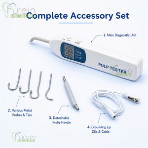 Probador de Pulpa Dental, Detector Profesional de Vitalidad Endodóntica con 3 Modos de Alta, Media y Baja Velocidad para el Estado del Nervio Dental - Product Image 5