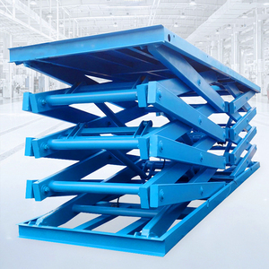 전문 1000kg 용량 고정식 가위 리프트 유압 고정식 전기 가위 리프트 자동차 리프트 판매 - Product Image 1