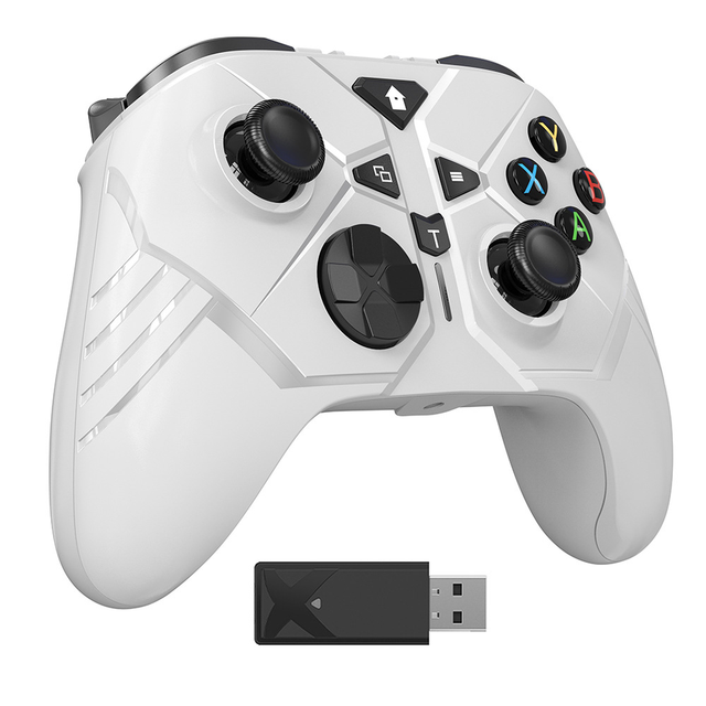 Wireless Gamepad Hall Effect Joystick Six Axis Gyro Turbo Function for Xbox PS4 Switch PC Android IOS