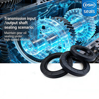 Joint d'étanchéité hydraulique TC à double lèvre pour moteur automobile, transmission, différentiel, essieu – NBR FKM – Joint d'étanchéité de vilebrequin