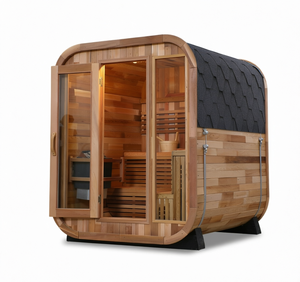 Cabina de Sauna Eléctrica de Lujo para Exteriores, Sauna Finlandesa Impermeable para Apartamentos, Villas y Uso Comercial - Product Image 1