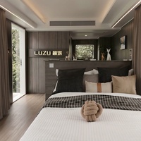 Maison Capsule de Luxe Écologique Préfabriquée, Pod de Glamping Modulaire, Mini-Maison Studio avec Climatiseur Midea pour ADU de Jardin et Airbnb