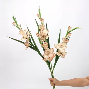 ชุดดอกไม้ประดิษฐ์สีน้ำตาลหรูหรา LO-850 พร้อมดอกฟิซาลิส ดอกทานตะวัน ดอกกล้วยไม้ ดอกทิวลิป ทำจากผ้าไหม สำหรับงานแต่งงาน ช่างจัดดอกไม้ และงานสั่งทำพิเศษ - Product Image 3