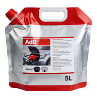 Pochettes souples personnalisées avec bec verseur et poignée, anti-fuite, pour emballage de liquide chimique AdBlue 5L 10L