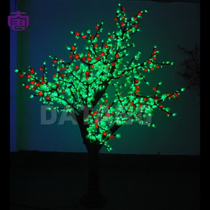 Arbre lumineux LED en PVC avec fruits artificiels colorés pour la décoration de Noël, Halloween, centres commerciaux et centres de villégiature, festivals - Product Image 3