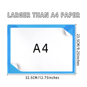 Ví Nhựa Đựng Hồ Sơ Phong Bì Tài Liệu A4 Trong Suốt Ví Popper Có Nút - Product Image 2