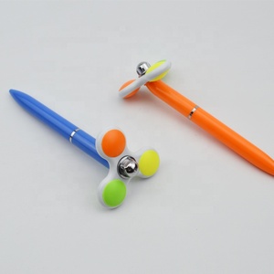 नवीनता प्लास्टिक स्पिनर जेल पेन स्कूल उपहार fidget बॉल पेन के साथ कस्टम लोगो - Product Image 6