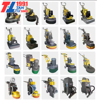 Machine de meulage de sol automatique à moteur Honda pour la restauration des surfaces en béton, le décapage des revêtements, noyau inclus