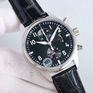 Reloj de pulsera para hombre, exquisito y elegante, de lujo, con esfera blanca, informal, deportivo, cronógrafo, con fecha, automático, mecánico - Product Image 4