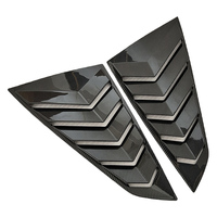 Pour Ford Mustang S650 GT 2024 2025 – Cache de rétroviseur arrière en ABS noir brillant à motif fibre de carbone pour fenêtre à persiennes – Accessoires