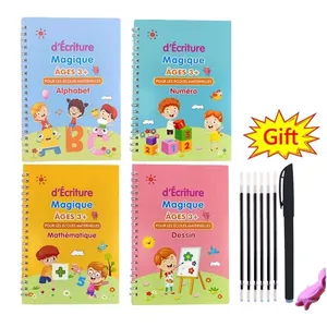 Libro de pegatinas educativas de cuentos de tapa dura impreso personalizado libro de pegatinas reutilizable para niños personalizado