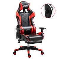 Chaise de jeu VR avec haut-parleur BT réglable de vente en ligne du fabricant chinois chaise de joueur d'ordinateur PC en cuir synthétique