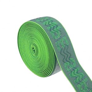 Original Manufacturer Silicone Unbreakable Rubber Anti slip Wave Grip Underwear Green <b>Elastic</b> Band - Product Image 1