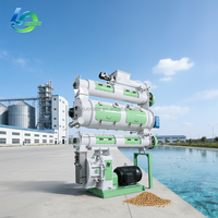 Machine de traitement des aliments pour crevettes LUODATE de haute qualité 3-8TPH, machine robuste pour la fabrication d'aliments pour poulets/poissons, pour aliments aquatiques