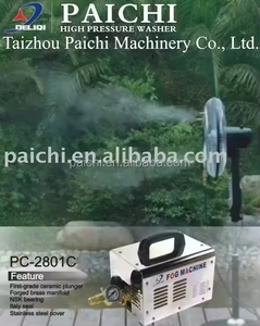 Paichi PC-2801C thép không gỉ nước sương mù phun máy 860psi/60bar 0.3L/min tốc độ dòng chảy shinning Bạc cho vườn làm mát - Product Image 2