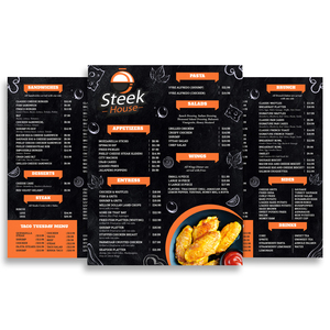 Biodegradable <strong>Custom</strong> CMYK <strong>Printing</strong> <strong>Food</strong> Paper Menu Glossy Lamination Soft Cover Brochure <strong>Printing</strong> Service
