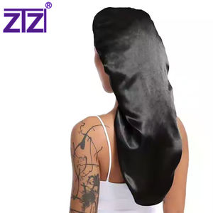 ZTZI Long <span class=keywords><strong>Bonnet</strong></span> <span class=keywords><strong>de</strong></span> <span class=keywords><strong>Nuit</strong></span> Soyeux <span class=keywords><strong>pour</strong></span> Cheveux Raides et Bouclés, Bonnets Cheveux Extra Larges <span class=keywords><strong>pour</strong></span> <span class=keywords><strong>Dreadlocks</strong></span> et Tresses, Bonnets <span class=keywords><strong>de</strong></span> Sommeil en Satin - Product Image 1