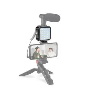 새로운 도착 전문 비디오 스트리밍 키트 스마트 폰 LED 사진 밝은 채우기 빛 촬영 사진 또는 비디오