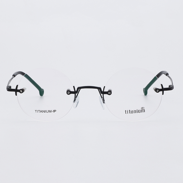 SUNNY 2021 New Coming Rimless Glasses  Optical Frame Rimless Glasses Medical Titanium  Anti-blue Light Glasses