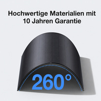 Panneau solaire flexible 240W, panneau solaire monocristallin, fabricant OEM ODM, vente en gros, entrepôt Allemagne, CE RoHS