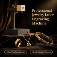 Machine de marquage laser professionnelle pour bijoux, mini graveur laser à fibre pour l'or, l'argent, les bagues, les colliers, la gravure de plaques nominatives