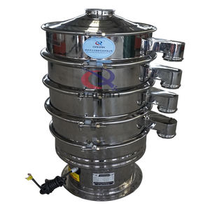 เครื่องกรองแบบสั่นสะเทือนวงกลมประสิทธิภาพสูงพร้อมมอเตอร์สำหรับการแยกวัสดุอย่างมีประสิทธิภาพในการแปรรูปอาหาร (เมล็ดกาแฟ ถั่วเหลือง) - Product Image 1