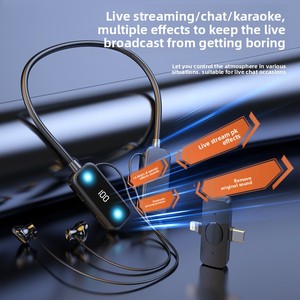Auricolari Wireless con Doppio Connettore e Clip da Colletto, Stereo a Conduzione Aerea 360°, 10-15 Ore di Autonomia, per Esterni - Product Image 3