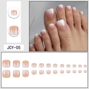 24 <span class=keywords><strong>faux</strong></span> ongles français blancs dégradés en ABS, couvrance totale, pré-conçus pour pose facile - Product Image 5