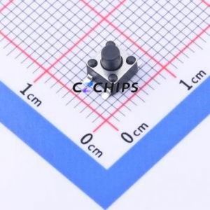 YTS-C015-1G Tactile Switch SMD-4P,4.5x4.5mm Switch Single Pole Single Throw Round Button 1.6N Vertical Mount - Product Image 1