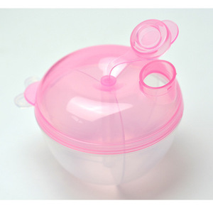 Récipient de stockage de <span class=keywords><strong>lait</strong></span> en poudre pour bébé en PP transparent portable rotatif à trois couches personnalisé Vente en gros Boîte d'alimentation - Product Image 3