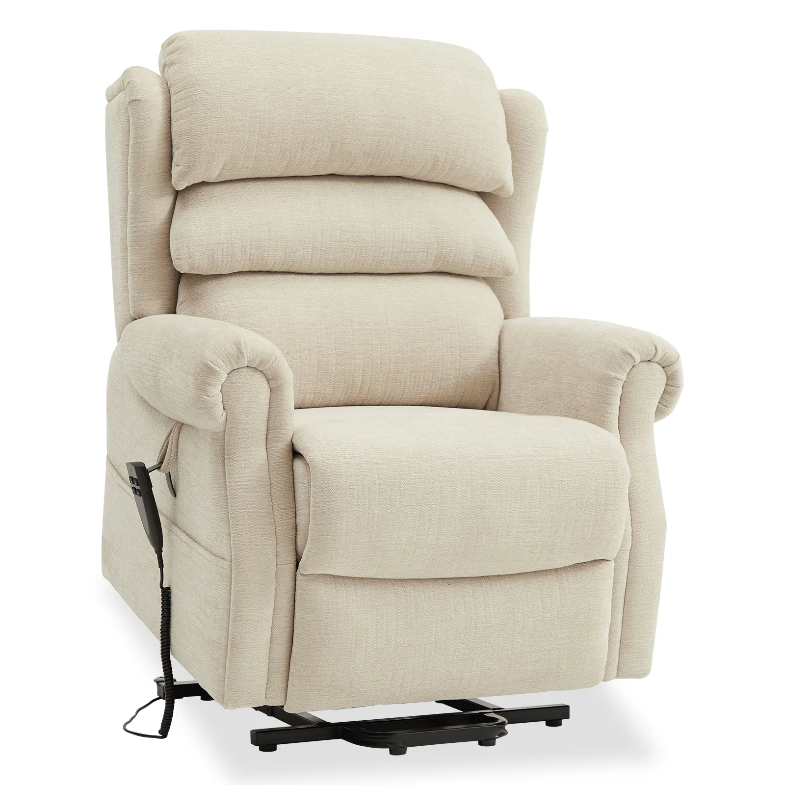 CJSmart Home Lift Chair Sillones reclinables Lay Flat Dual OKIN Motor Moderno Reclinable Sofá eléctrico con bolsillo lateral para ancianos