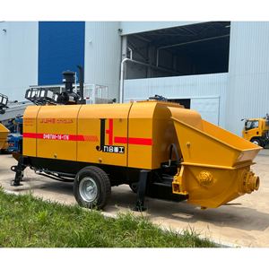 Pompe à béton sur remorque JIUHE, prix d'usine, mini pompe à béton, béton avec pompe - Product Image 1