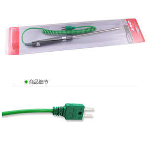 Ut-T05 K Type Gas Thermocouple <b>Temperature</b> <b>Probe</b> 156mm 1000mm Wire For Air And Gas Measurement - Product Image 2