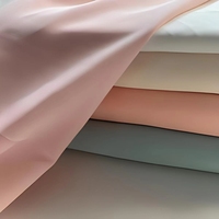 Imperméable en gros 100 polyester sergé tissu gabardine vêtements de travail tissu pour uniforme