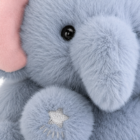 Lot de jouets en peluche mignons en gros : Éléphant, Canard, Lapin, Chat – Super doux, à poils longs, en coton PP, anti-stress, pour anniversaire