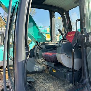 Excavatrice Kobelco SK75 d'occasion de haute qualité, 7,5 tonnes, moteur hydraulique d'origine japonaise, équipement de construction - Product Image 3