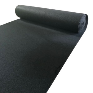 <span class=keywords><strong>Tapis</strong></span> <span class=keywords><strong>d</strong></span>'exposition de mariage en plein air noir Rouleaux perforés à l'aiguille en velours de polyester lavable <span class=keywords><strong>Tapis</strong></span> de scène de bienvenue <span class=keywords><strong>antidérapant</strong></span> pour événement - Product Image 2