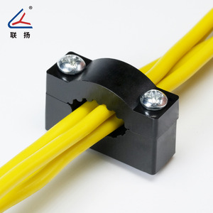 Clip de câble Lianyang YX-123, clip rond en plastique pour la fixation des câbles et des fils - Product Image 3