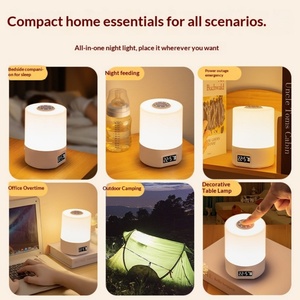 <b>LED</b> Night Light Eye-protection USB Rechargeable <b>Table</b> Lamp Dimmable for Dormitory <b>Bedside</b> - Product Image 3