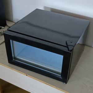 Mini <span class=keywords><strong>Nevera</strong></span> de 18L con Puerta de Vidrio para Bebidas, Color Negro - Product Image 3