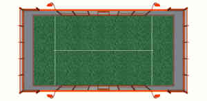 Terrain de paddle-tennis de haute qualité, terrain de padel à prix abordable, terrain de tennis panoramique extérieur, design facile à installer - Product Image 6