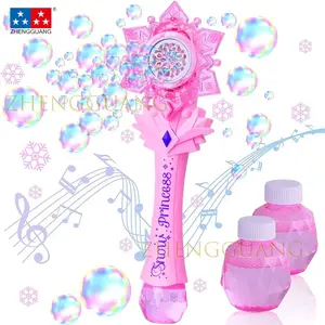 Zhengguang Toys Hot Selling New Product 8 Holes B/O Bubble Magic Stick Outdoor Toys For Kids Bubble Toys