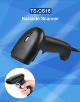 Lector de Códigos de Barras 2D CCD SPRT, Mini Escáner de Mano con Interfaz USB, Módulo de Escaneo de Códigos de Barras, Negro, 300 Lecturas/s, Industria Logística, Control de Inventario