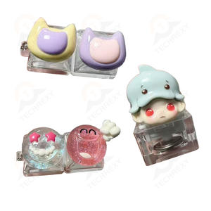 Juguetes Keycap de resina <span class=keywords><strong>3D</strong></span> de dibujos animados para aliviar el estrés, proveedor profesional de personalización de Keycap, con hebillas de Metal incluidas - Product Image 1