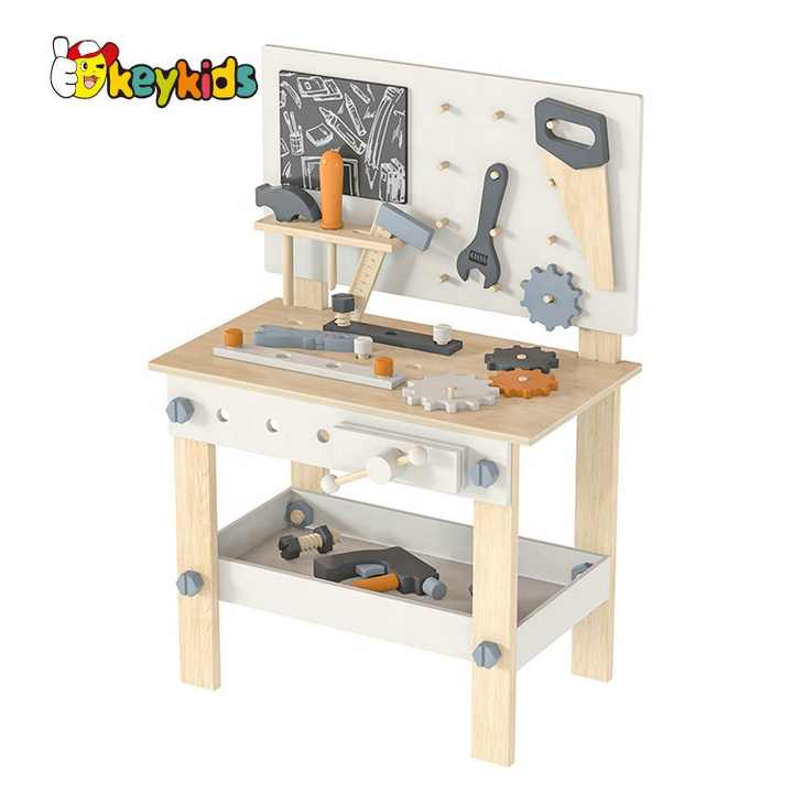 Customize Preschool Pretend Play Workbench Wooden Toy Tool Bench Set ...