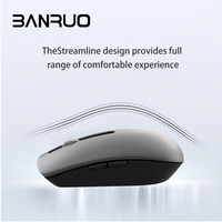 Coiso Mouse komputer kantor OEM ODM kualitas tinggi Mouse senyap optik ergonomis 2.4G USB Bluetooth Mouse nirkabel