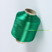 Fil de polyester 100% de qualité AA, brillant, écologique, DTY 150D pour le tricot, la broderie et le tissage