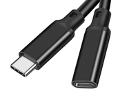 Câble d'extension Type-C 20 Gbps 240 W 4K, rallonge USB C 4K 60 Hz, cordon d'extension vidéo USB C mâle vers femelle